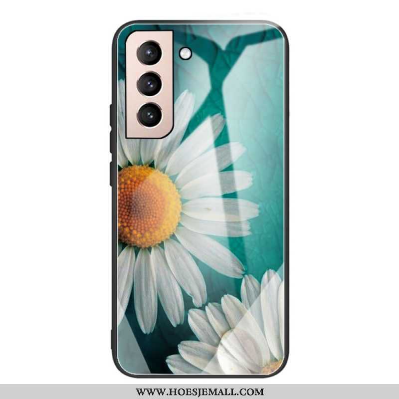 Hoesje voor Samsung Galaxy S22 5G Plantaardig Gehard Glas