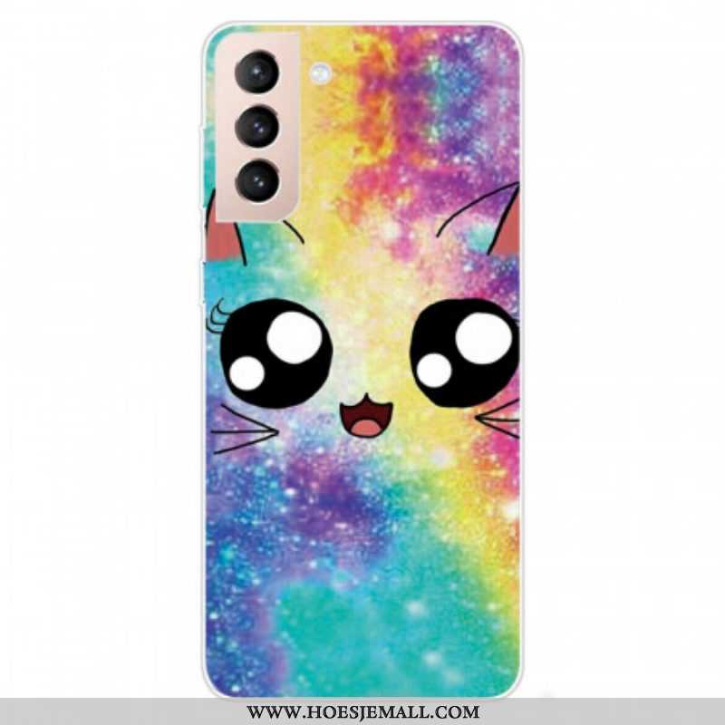 Hoesje voor Samsung Galaxy S22 5G Tekenfilm Kat