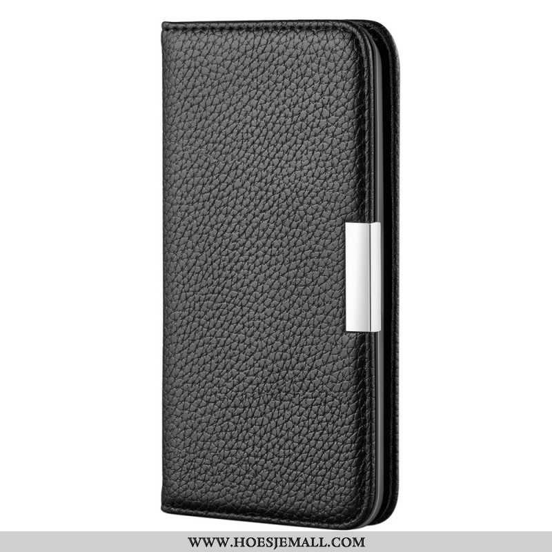 Bescherming Hoesje voor Samsung Galaxy S22 5G Folio-hoesje Imitatieleer Litchi Ultra Chic