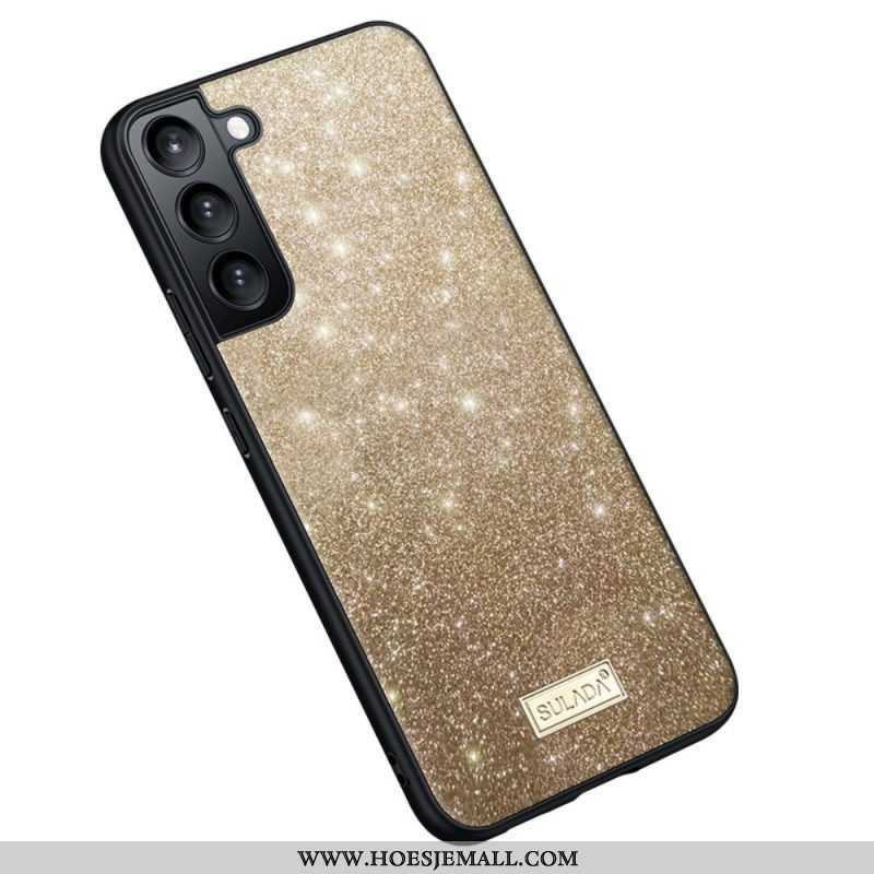 Hoesje voor Samsung Galaxy S22 5G Sulada-pailletten