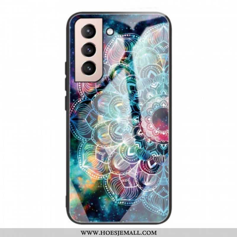 Hoesje voor Samsung Galaxy S22 5G Mandala Gehard Glas