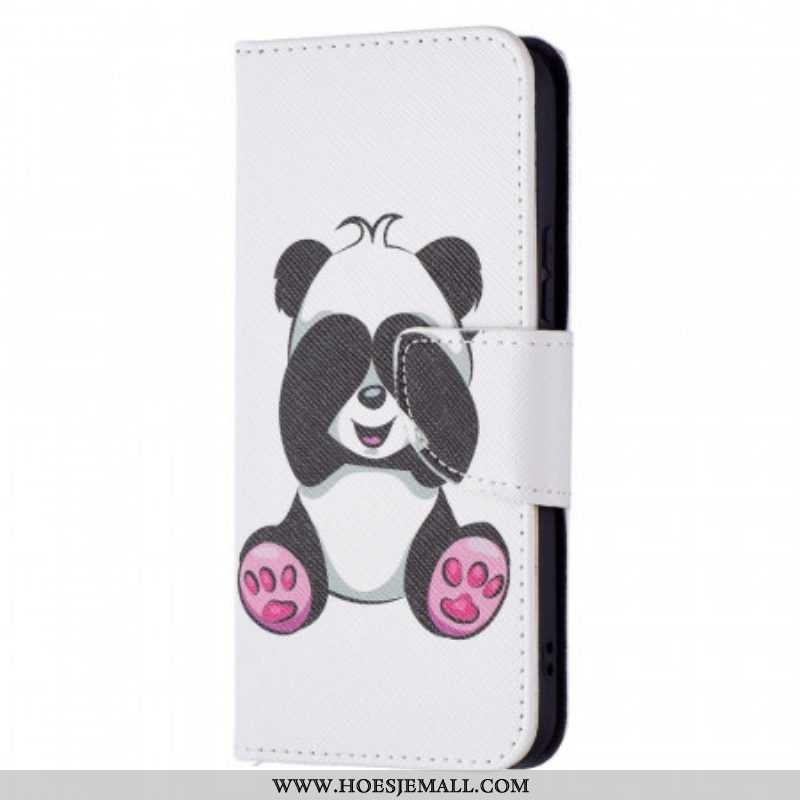 Folio-hoesje voor Samsung Galaxy S22 5G Panda-plezier