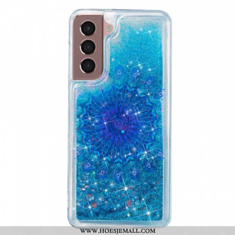 Hoesje voor Samsung Galaxy S22 5G Glittermandala