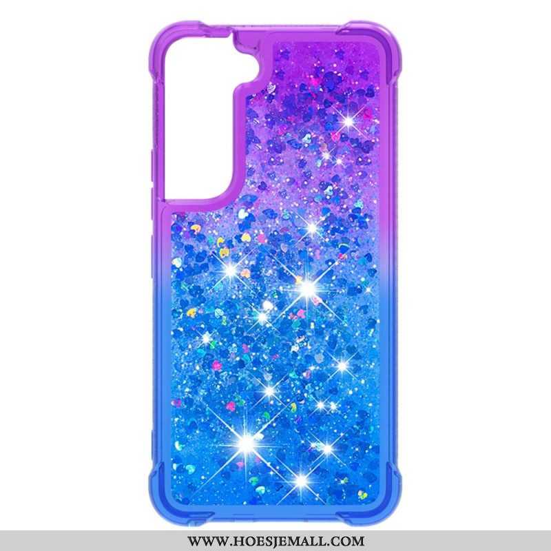 Hoesje voor Samsung Galaxy S22 5G Pailletten Kleuren