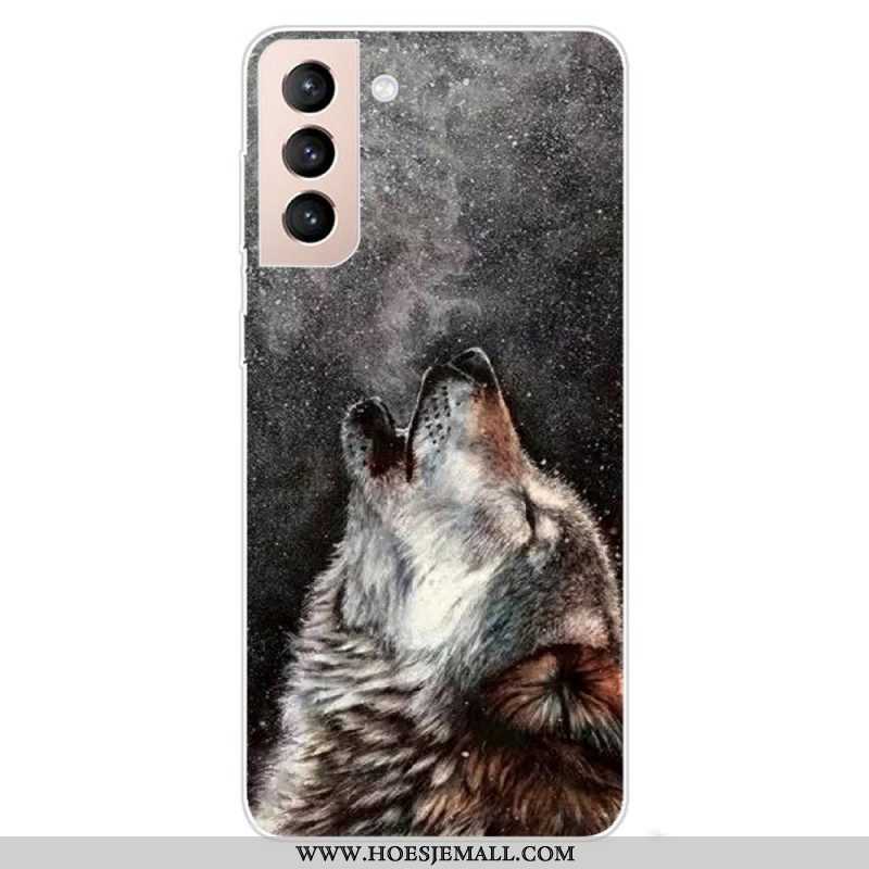 Telefoonhoesje voor Samsung Galaxy S22 5G Sublieme Wolf