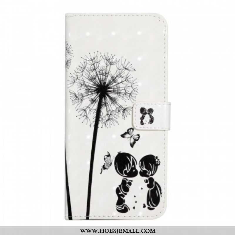 Flip Case voor Samsung Galaxy S22 5G Baby Love Paardebloem