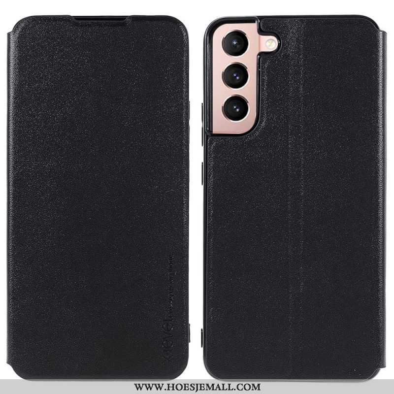 Bescherming Hoesje voor Samsung Galaxy S22 5G Folio-hoesje X-level Fib Ii-serie