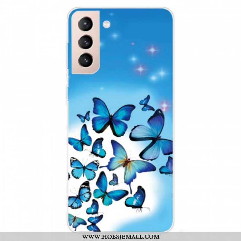 Hoesje voor Samsung Galaxy S22 5G Vlinders Vlinders 2