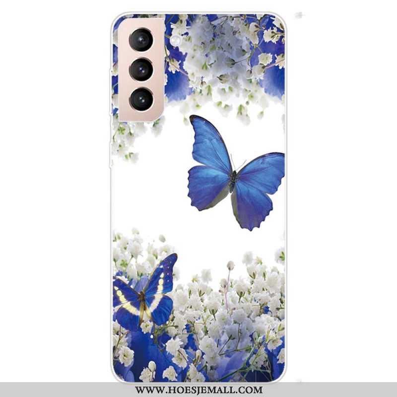 Hoesje voor Samsung Galaxy S22 5G Ontwerp Vlinders