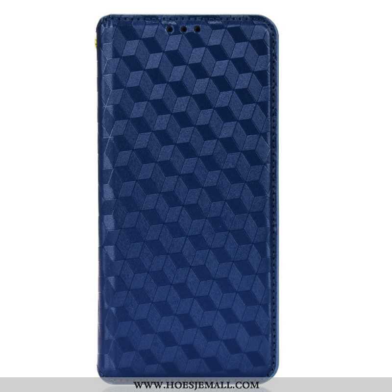 Bescherming Hoesje voor Samsung Galaxy S22 5G Folio-hoesje Diamant Leereffect