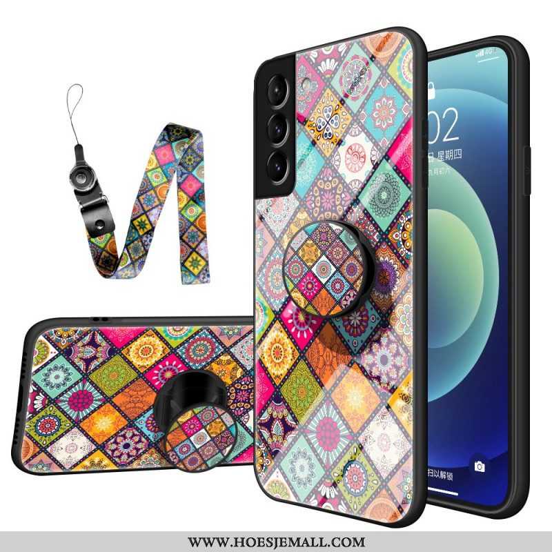 Hoesje voor Samsung Galaxy S22 5G Lapwerk Magnetische Houder