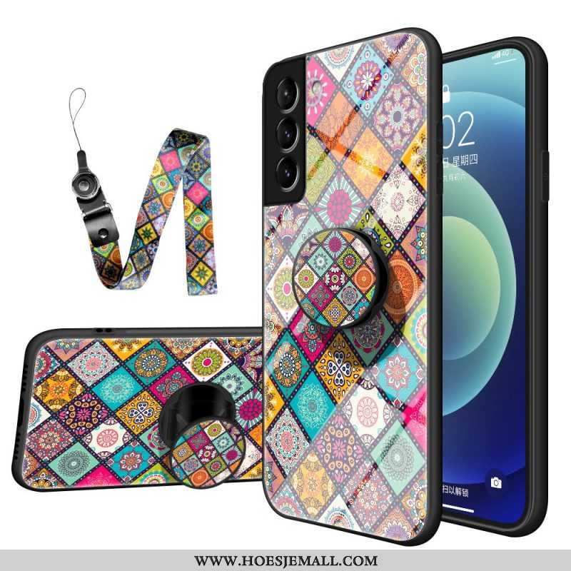 Hoesje voor Samsung Galaxy S22 5G Lapwerk Magnetische Houder