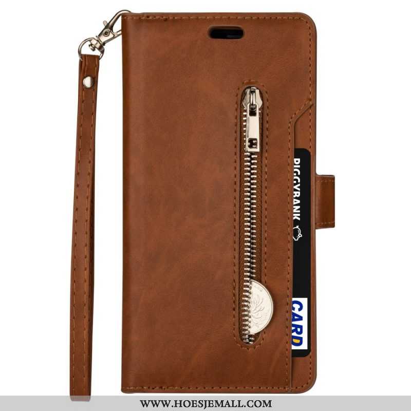 Folio-hoesje voor Samsung Galaxy S22 5G Portemonnee & Lanyard