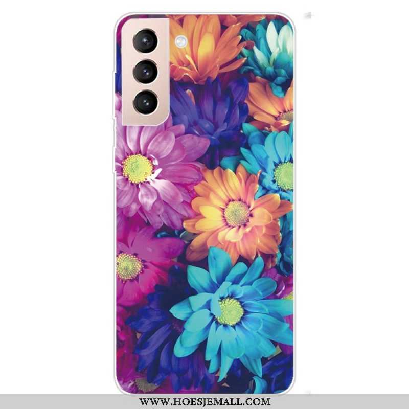 Hoesje voor Samsung Galaxy S22 5G Flexibele Bloemen