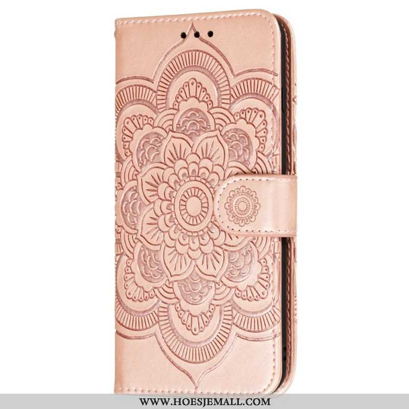 Flip Case voor Samsung Galaxy S22 5G Volledige Mandala