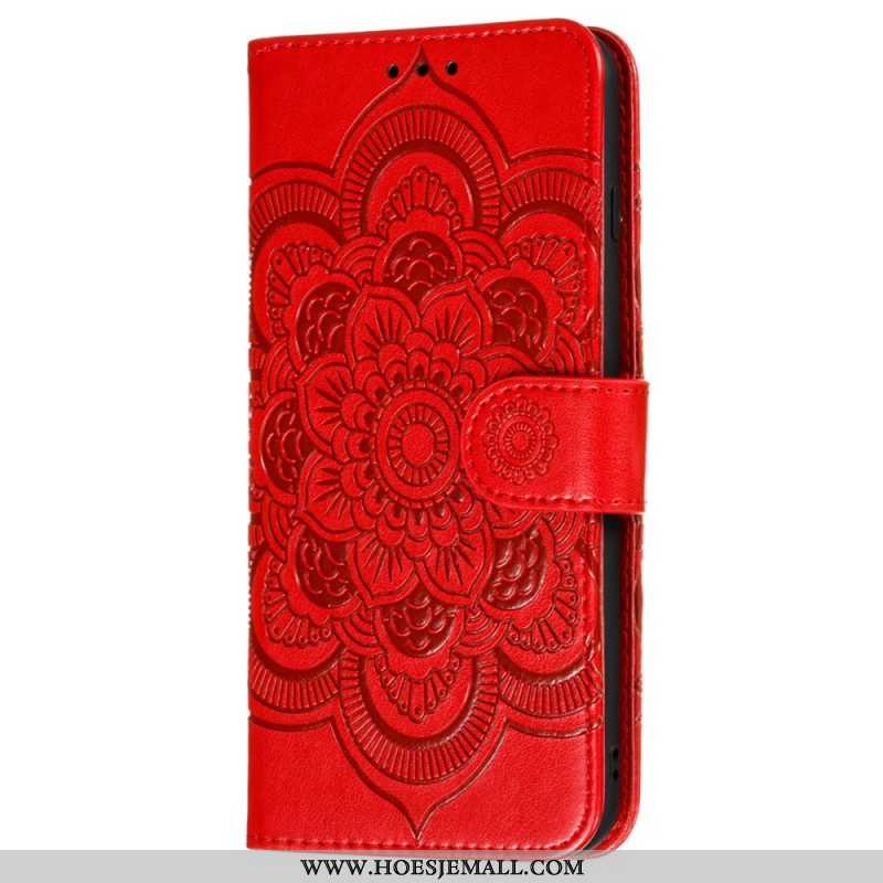 Folio-hoesje voor Samsung Galaxy S22 Plus 5G Volledige Mandala