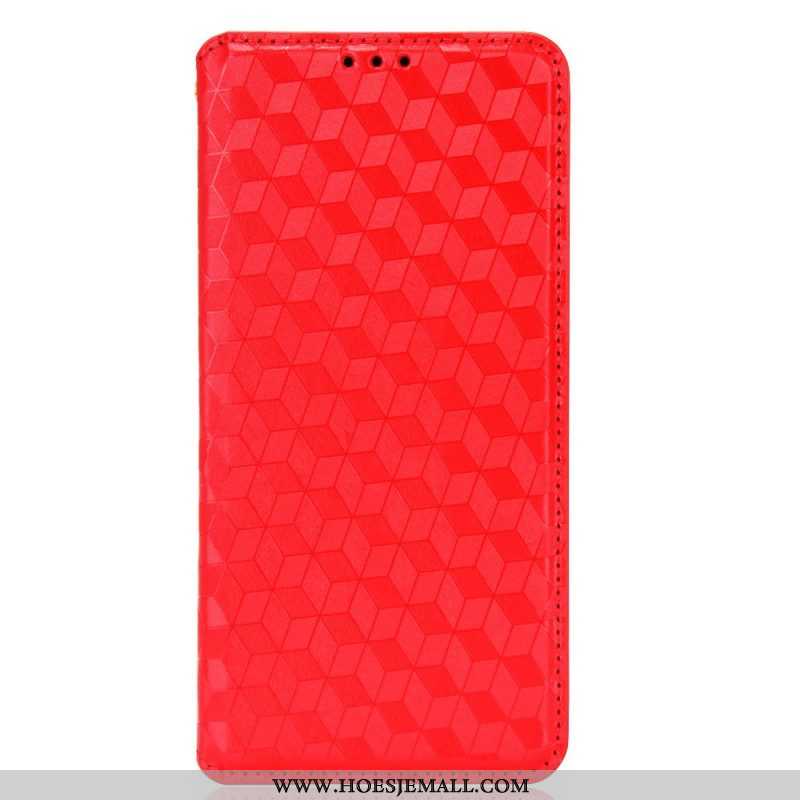 Bescherming Hoesje voor Samsung Galaxy S22 Plus 5G Folio-hoesje Diamant Leereffect