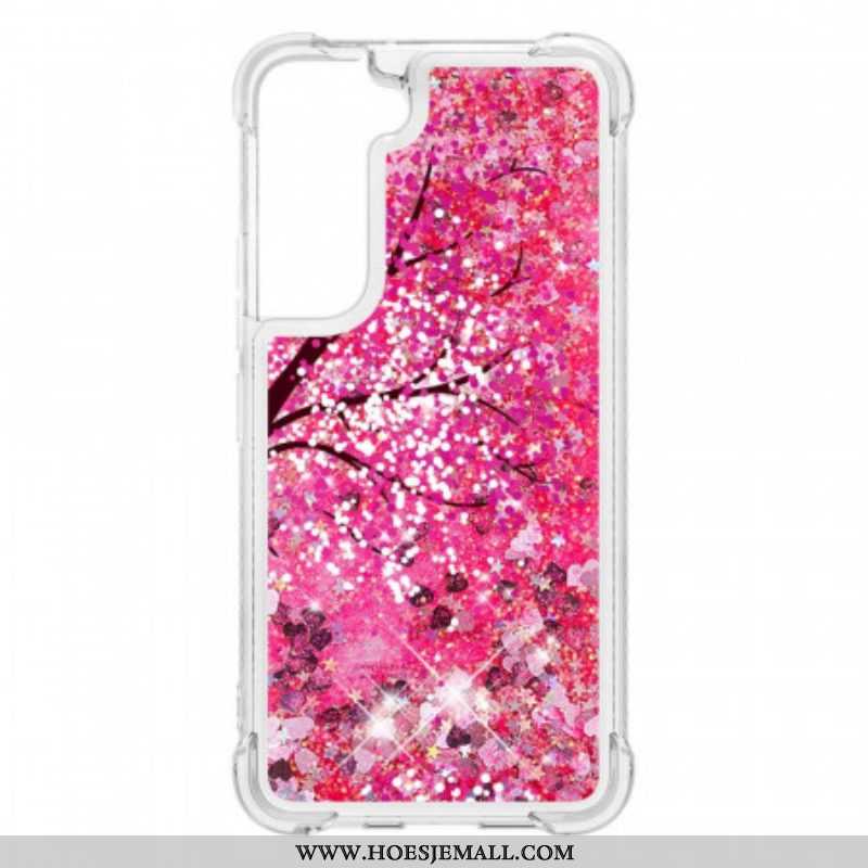 Hoesje voor Samsung Galaxy S22 Plus 5G Glitter Boom