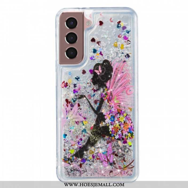 Hoesje voor Samsung Galaxy S22 Plus 5G Glitter Fee