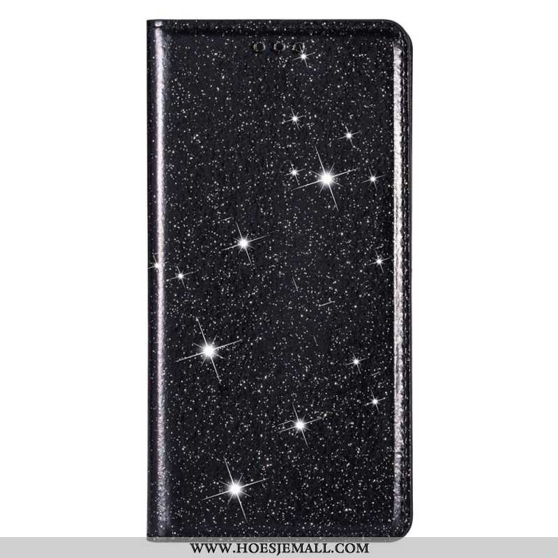 Bescherming Hoesje voor Samsung Galaxy S22 Plus 5G Folio-hoesje Paillettenstijl