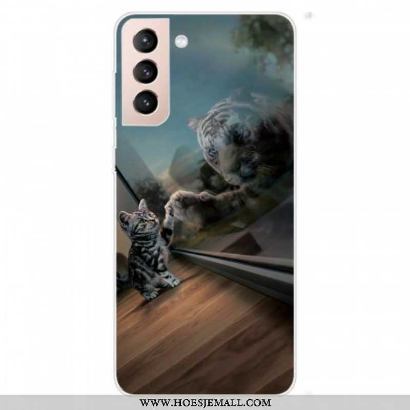 Telefoonhoesje voor Samsung Galaxy S22 Plus 5G Kittens Droom