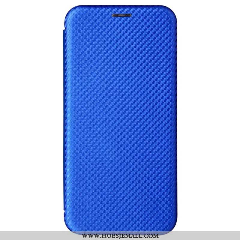 Bescherming Hoesje voor Samsung Galaxy S22 Plus 5G Folio-hoesje Koolstofvezel