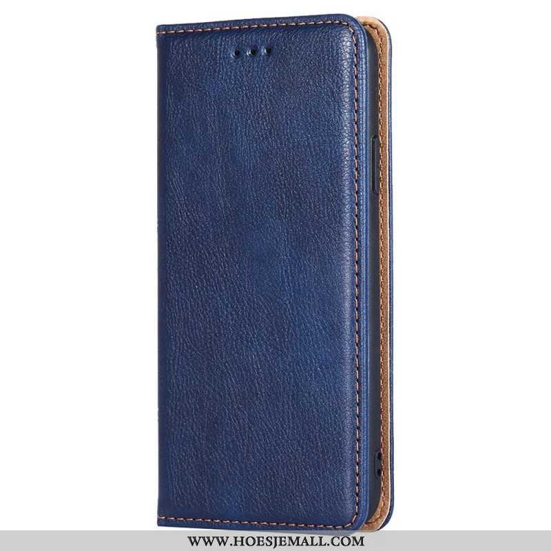 Bescherming Hoesje voor Samsung Galaxy S22 Ultra 5G Folio-hoesje Kunstleer Stiksels