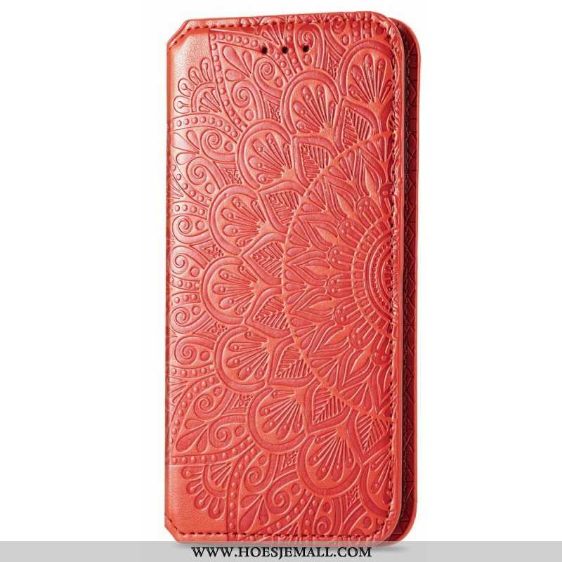 Bescherming Hoesje voor Samsung Galaxy S22 Ultra 5G Folio-hoesje Mandala