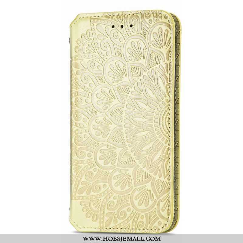 Bescherming Hoesje voor Samsung Galaxy S22 Ultra 5G Folio-hoesje Mandala