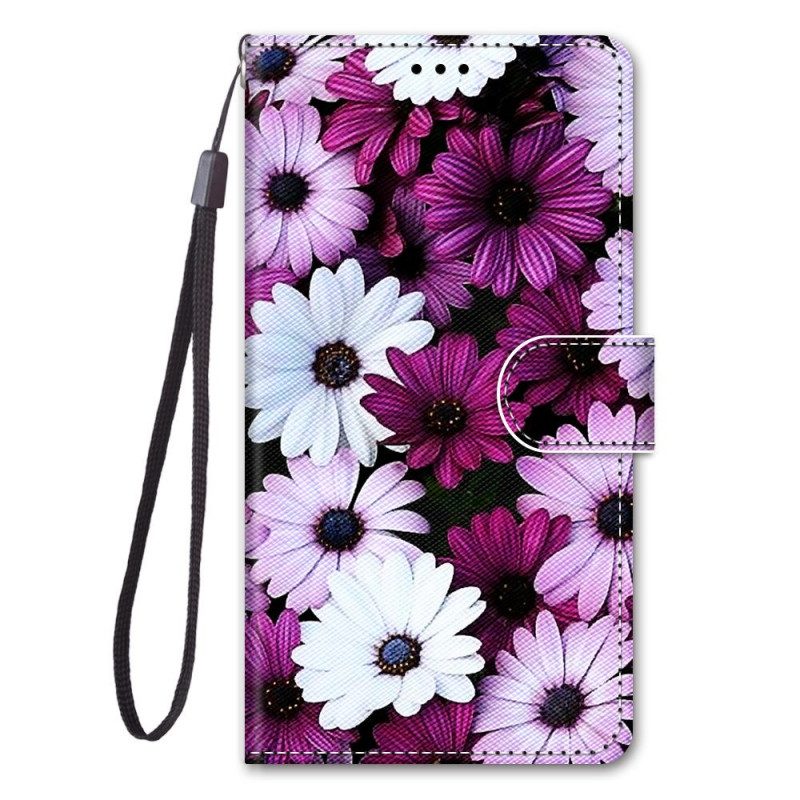 Folio-hoesje voor Samsung Galaxy S22 Ultra 5G Bloemen Wonder