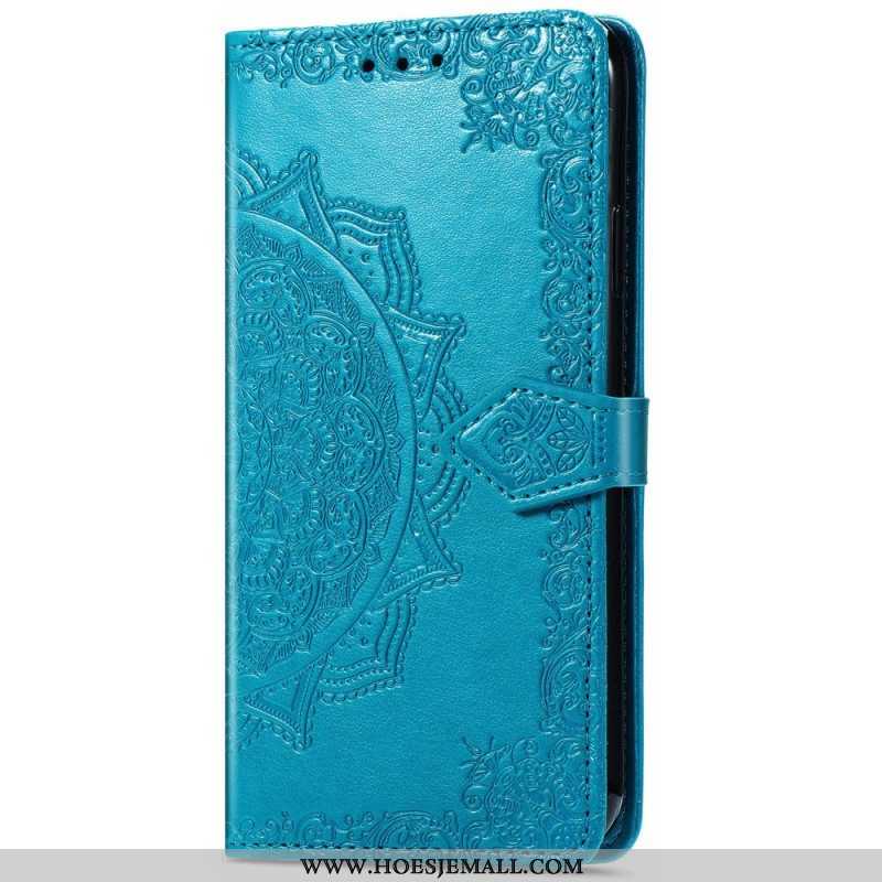 Flip Case voor Samsung Galaxy S22 Ultra 5G Mandala Middeleeuwen