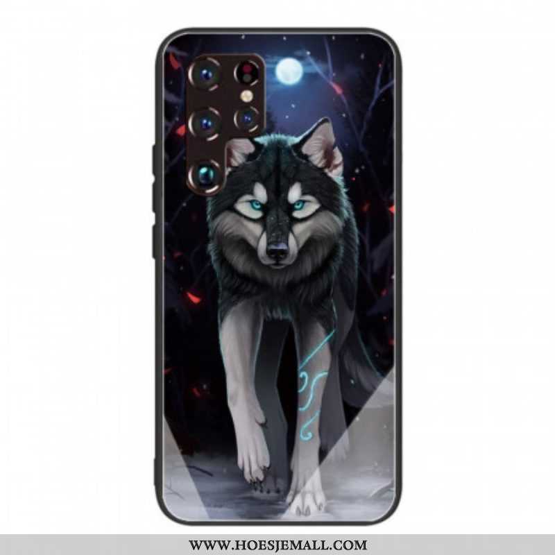 Hoesje voor Samsung Galaxy S22 Ultra 5G Wolf