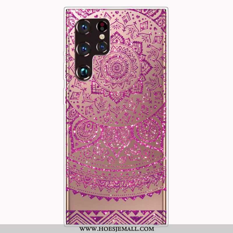 Hoesje voor Samsung Galaxy S22 Ultra 5G Mandala-ontwerp