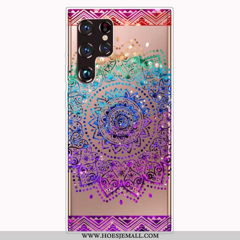 Hoesje voor Samsung Galaxy S22 Ultra 5G Mandala-ontwerp