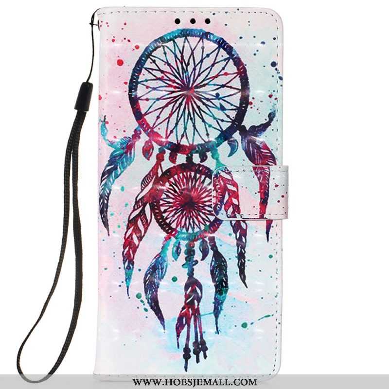 Folio-hoesje voor Samsung Galaxy S22 Ultra 5G Aquarel Dromenvanger