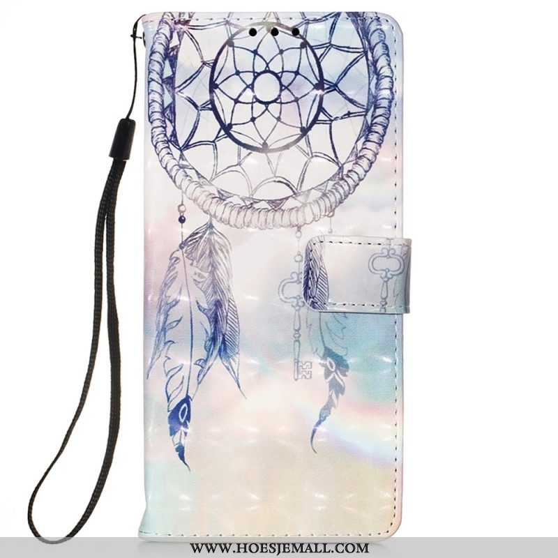 Folio-hoesje voor Samsung Galaxy S22 Ultra 5G Aquarel Dromenvanger