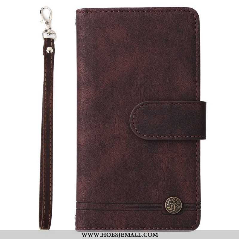 Folio-hoesje voor Samsung Galaxy S22 Ultra 5G Multifunctioneel Met Etui