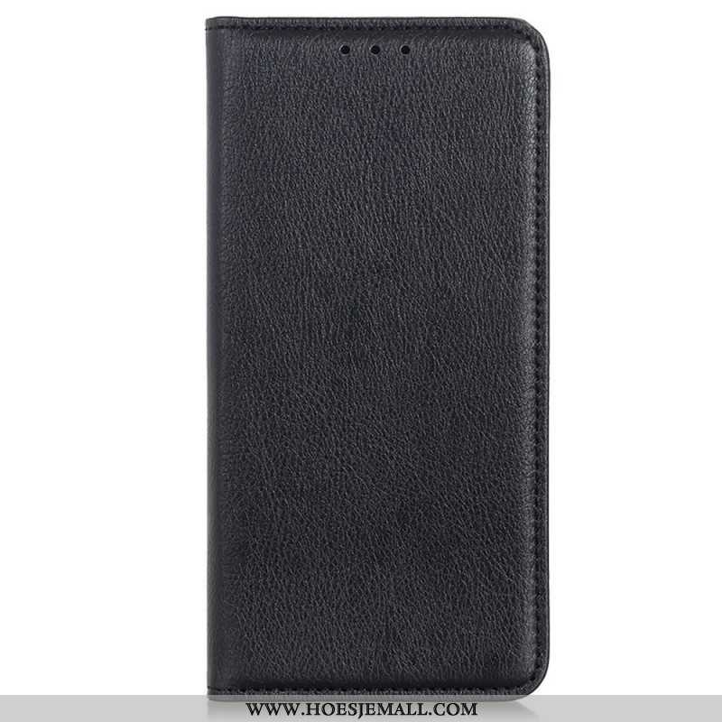 Bescherming Hoesje voor Samsung Galaxy S22 Ultra 5G Folio-hoesje Elegantie Split Litchi Leer