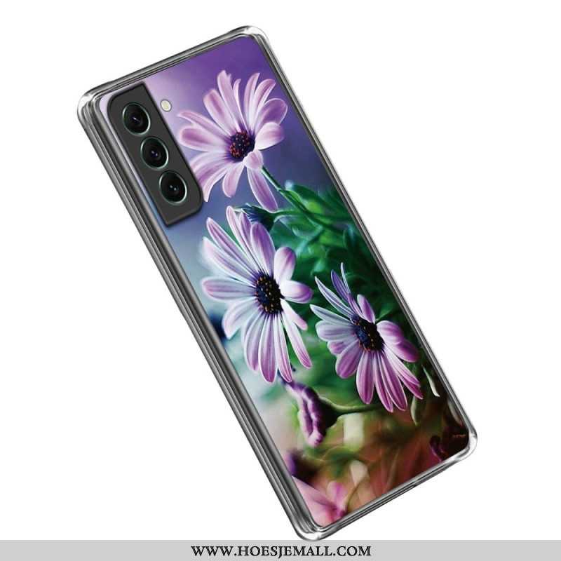 Hoesje voor Samsung Galaxy S23 5G Bloemen Siliconen