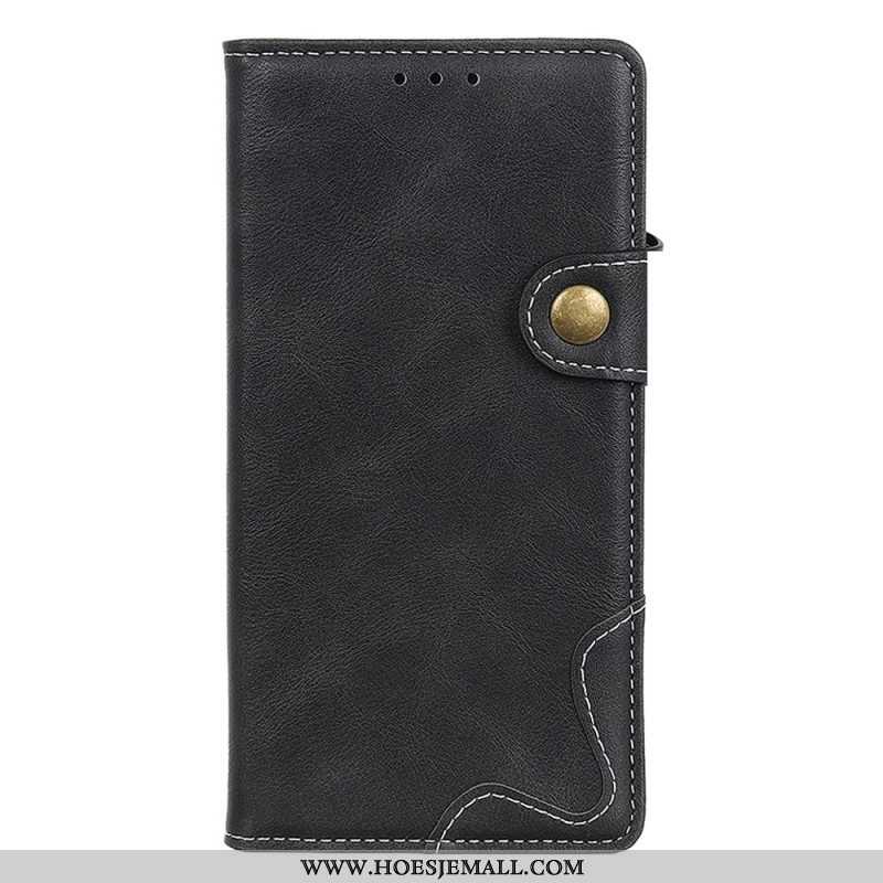 Flip Case voor Samsung Galaxy S23 5G Artistieke Knop