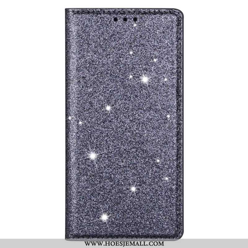 Bescherming Hoesje voor Samsung Galaxy S23 5G Folio-hoesje Paillettenstijl