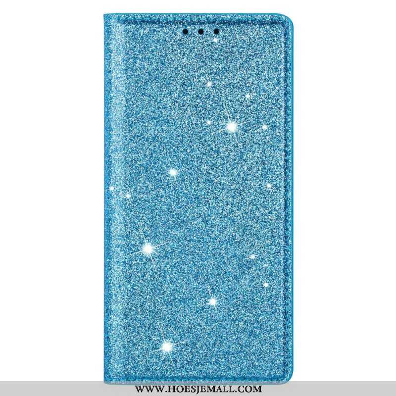 Bescherming Hoesje voor Samsung Galaxy S23 5G Folio-hoesje Paillettenstijl