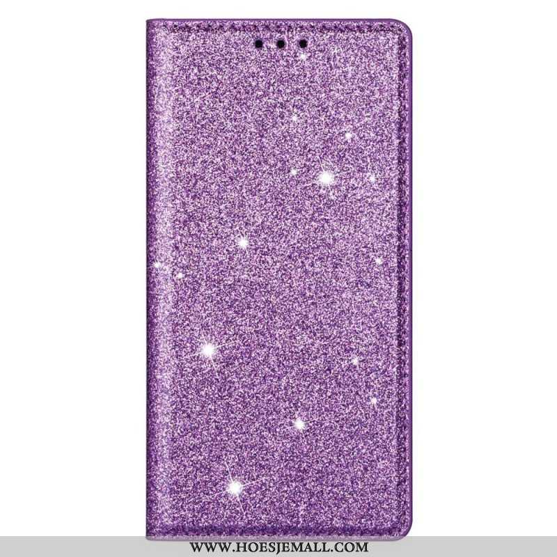 Bescherming Hoesje voor Samsung Galaxy S23 5G Folio-hoesje Paillettenstijl