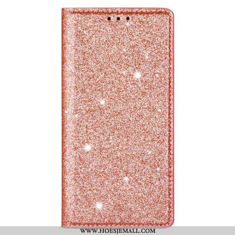 Bescherming Hoesje voor Samsung Galaxy S23 5G Folio-hoesje Paillettenstijl