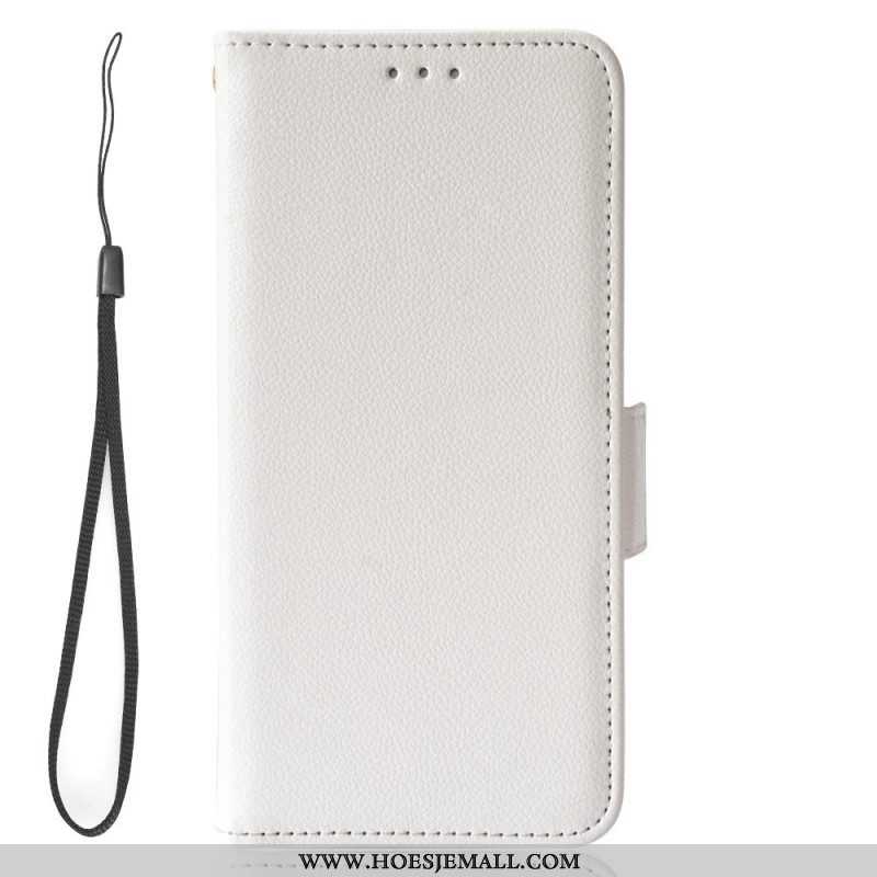 Folio-hoesje voor Samsung Galaxy S23 5G Ultradunne Dubbele Sluiting