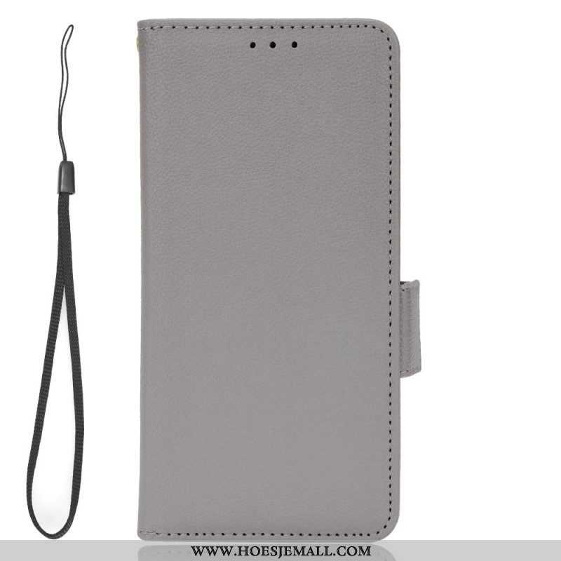 Folio-hoesje voor Samsung Galaxy S23 5G Ultradunne Dubbele Sluiting