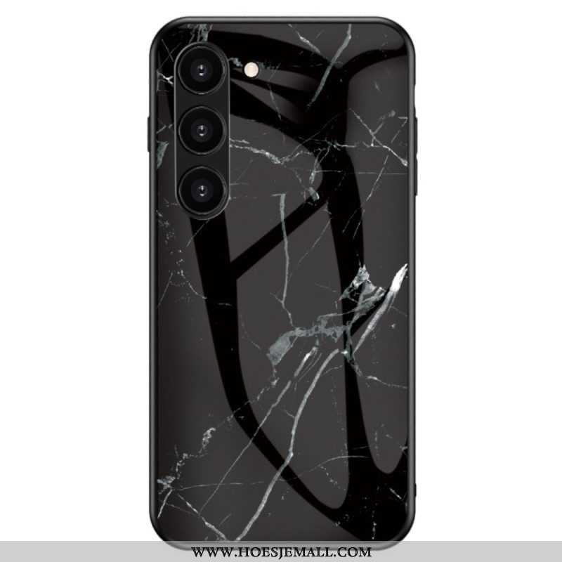 Hoesje voor Samsung Galaxy S23 5G Marmer Gehard Glas