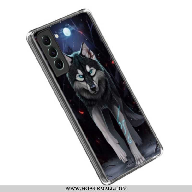 Telefoonhoesje voor Samsung Galaxy S23 5G Grafische Wolf