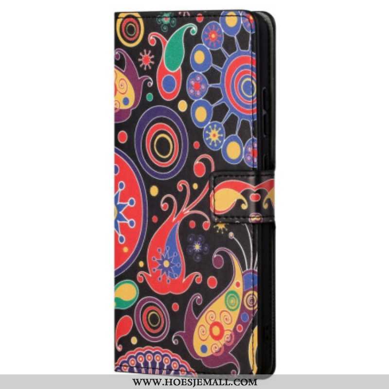 Leren Hoesje voor Samsung Galaxy S23 5G Paisley