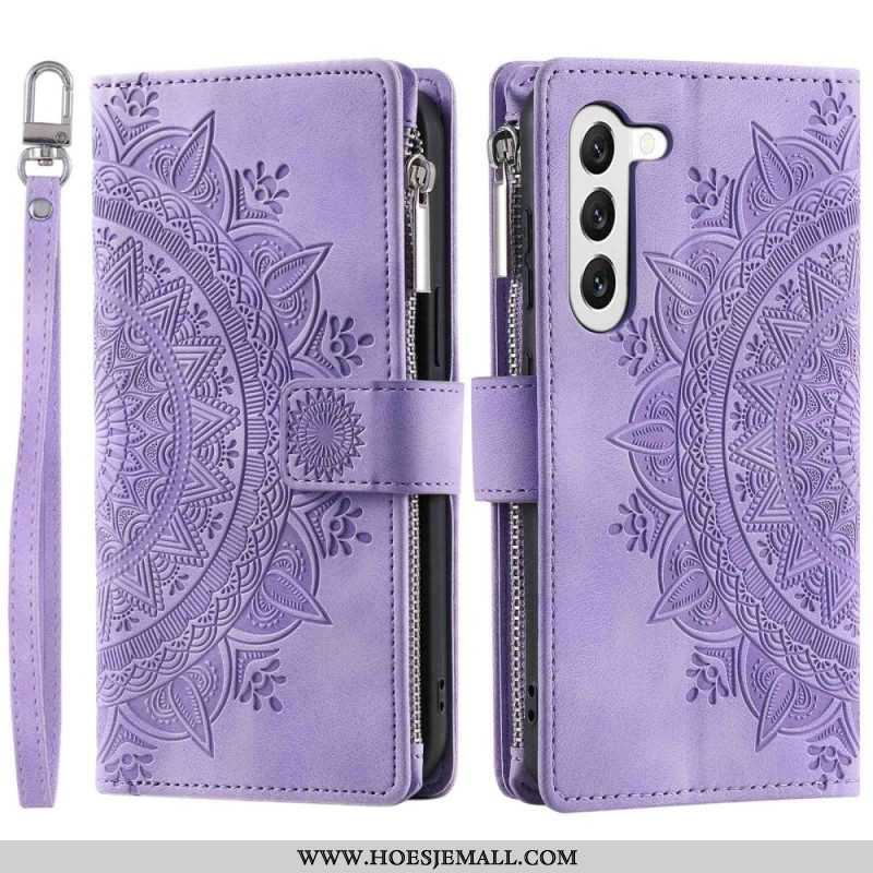 Folio-hoesje voor Samsung Galaxy S23 5G Multifunctionele Mandala